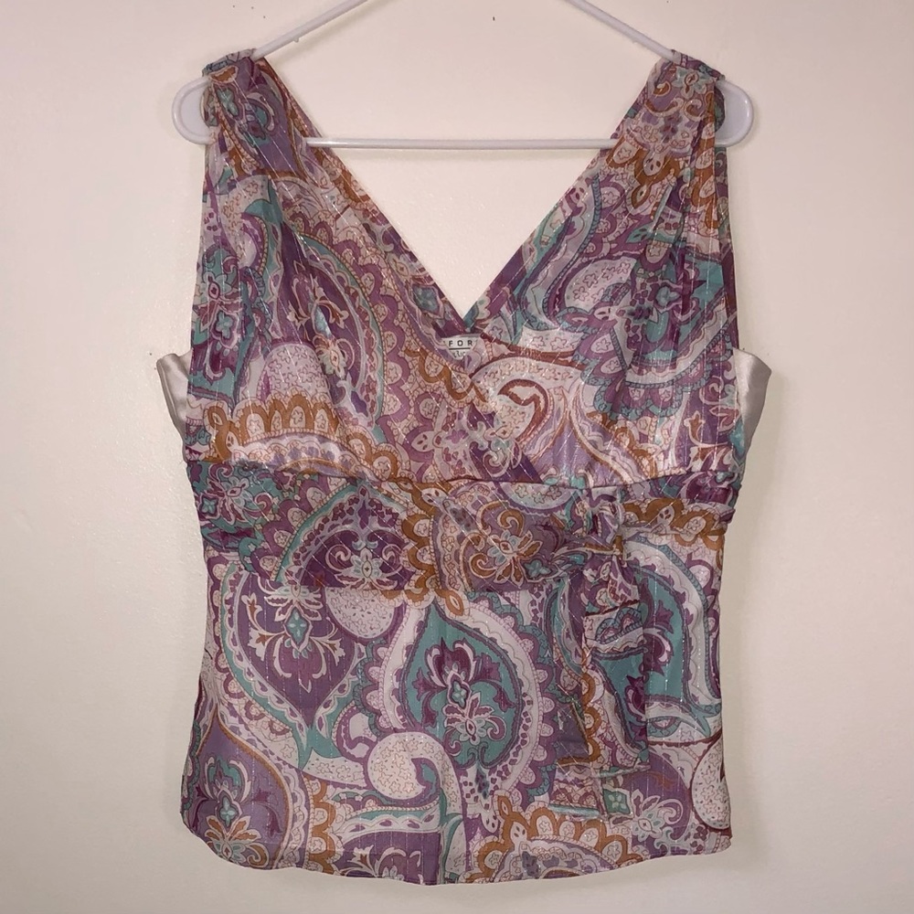 Uniform John Paul Richard 🌷 Paisley 🌷 Tank Top